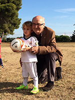 Miguel y nieto futbolista